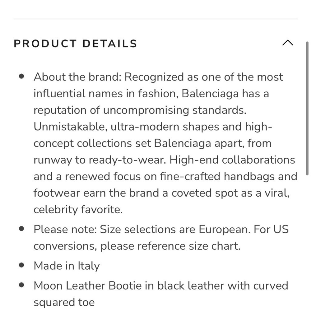 Balenciaga moon bootie boot black leather 38 - Picture 11 of 11